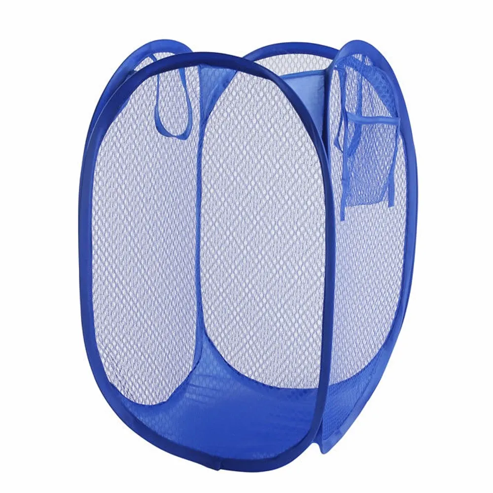Panier à linge pliable avec cadre de lavage et sac de rangement en maille 9