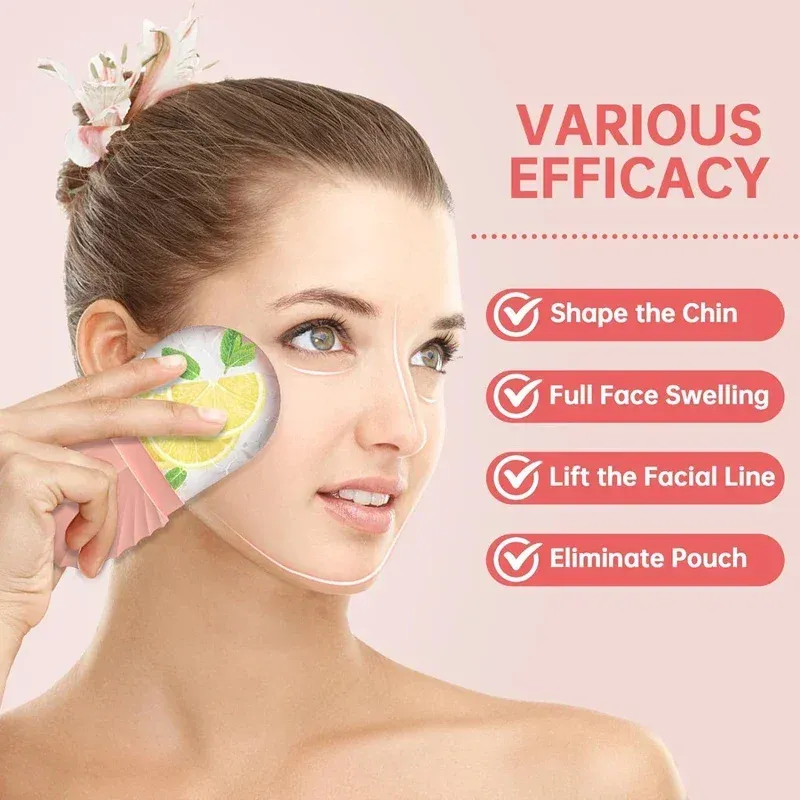 Rouleau de glace pour le visage, lifestyle