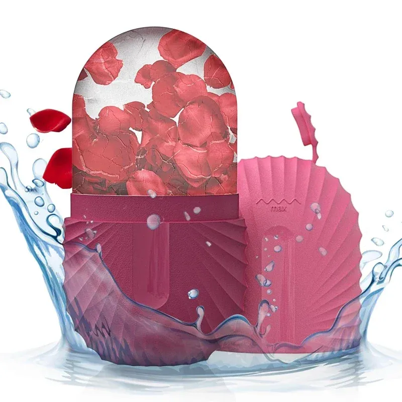Rouleau de glace en silicone pour le visage et les yeux, cube de massage beauté pour réduire les pores et les poches 13