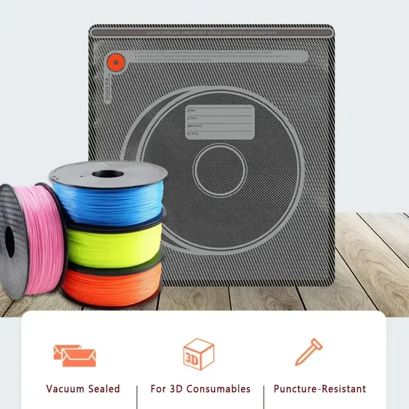 Sac de rangement sous vide pour filament 3D en situation