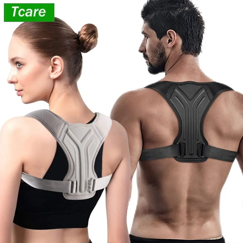 Correcteur de posture réglable unisexe avec soutien de la clavicule, pour le cou et le haut du dos - Image 1
