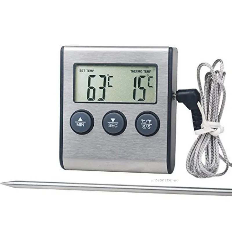 Thermomètre numérique pour viande, sonde alimentaire pour liquides, four et barbecue, thermomètre à friture - Image 1