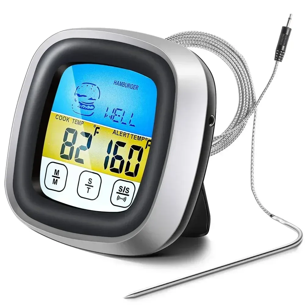 Thermomètre numérique pour viande, sonde alimentaire pour liquides, four et barbecue, thermomètre à friture 10