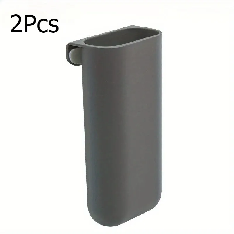 Porte-stylos de bureau, lot de 1 ou 2 pièces, conteneurs de rangement pour crayons, organisateur de bureau en plastique PP avec adhésif fort et bords arrondis 9