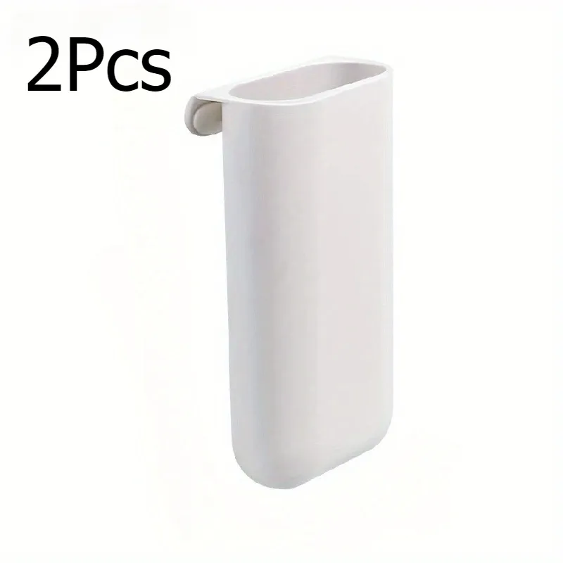 Porte-stylos de bureau, lot de 1 ou 2 pièces, conteneurs de rangement pour crayons, organisateur de bureau en plastique PP avec adhésif fort et bords arrondis 10