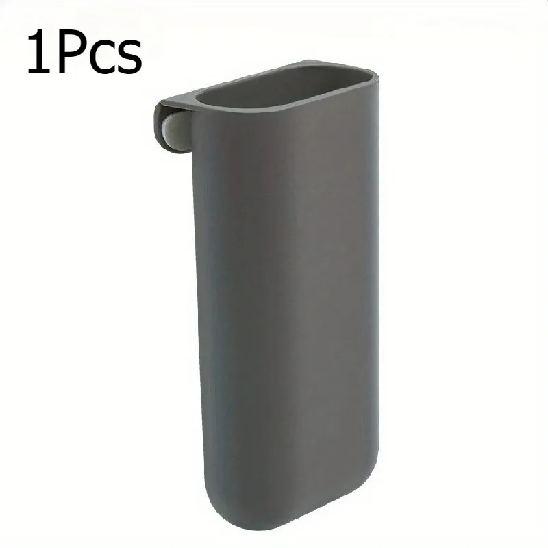 Porte-stylos de bureau, lot de 1 ou 2 pièces, conteneurs de rangement pour crayons, organisateur de bureau en plastique PP avec adhésif fort et bords arrondis 7