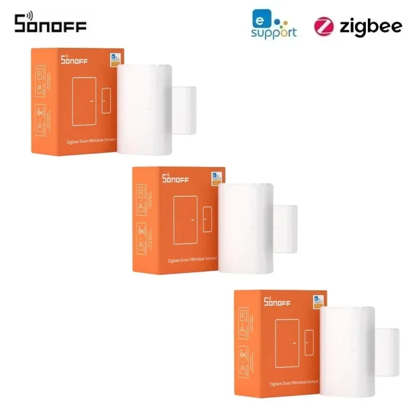 SONOFF SNZB-04P Capteur de porte Zigbee, liaison de scène intelligente locale, alerte anti-effraction, sécurité domestique, compatible Alexa et Google 10