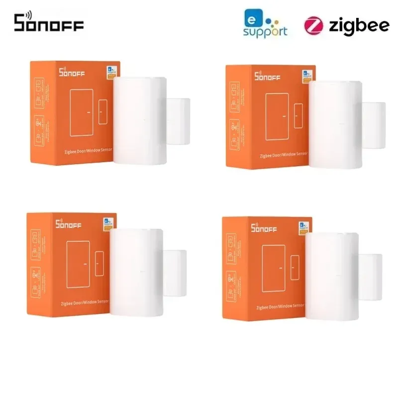 SONOFF SNZB-04P Capteur de porte Zigbee, liaison de scène intelligente locale, alerte anti-effraction, sécurité domestique, compatible Alexa et Google 11