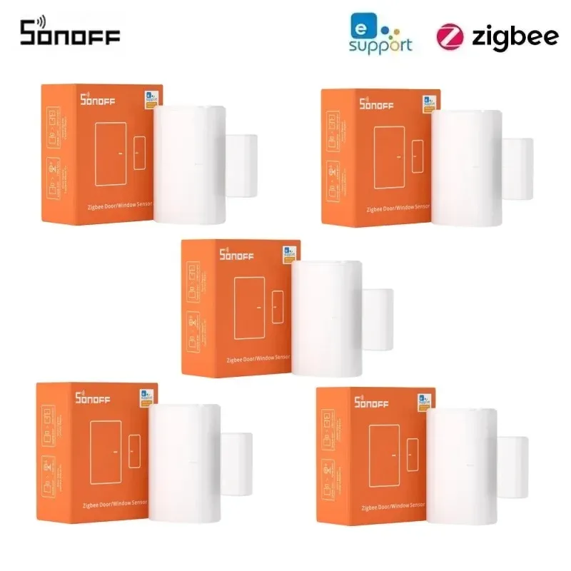 SONOFF SNZB-04P Capteur de porte Zigbee, liaison de scène intelligente locale, alerte anti-effraction, sécurité domestique, compatible Alexa et Google 8