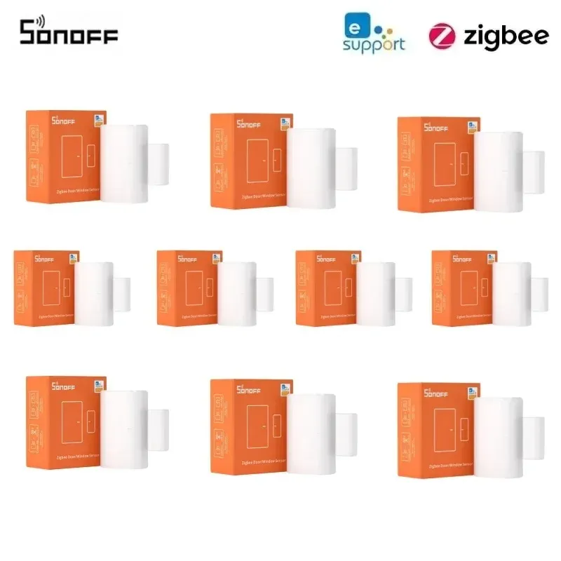 SONOFF SNZB-04P Capteur de porte Zigbee, liaison de scène intelligente locale, alerte anti-effraction, sécurité domestique, compatible Alexa et Google 9