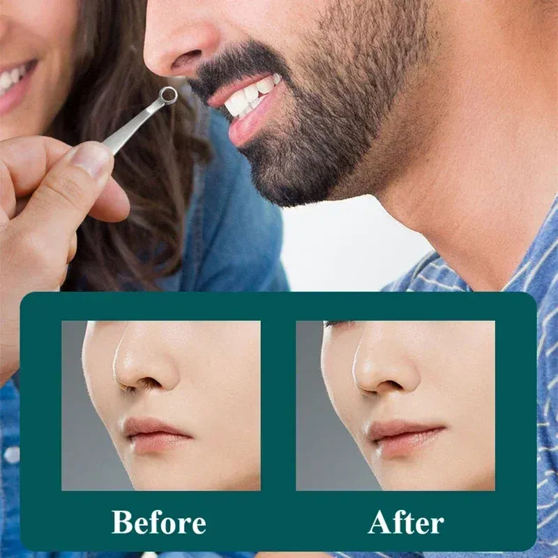 Rasoir nasal manuel en acier inoxydable à tête ronde 5