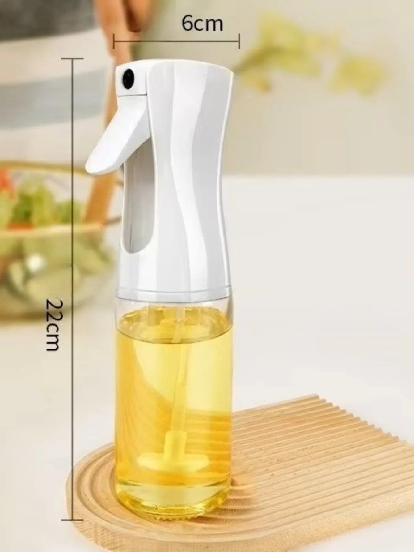Bouteille pulvérisatrice en verre pour huile comestible, cuisine et friteuse à air 6