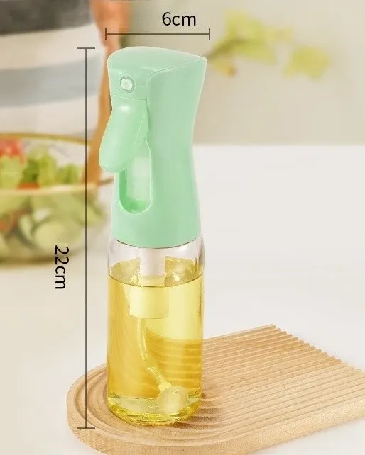 Bouteille pulvérisatrice en verre pour huile comestible, cuisine et friteuse à air 9