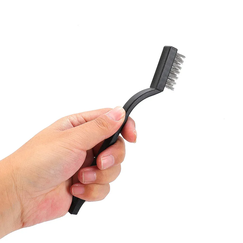 Lot de 6 brosses métalliques en acier pour le nettoyage, le dérouillage mécanique et l'élimination des taches de peinture 5