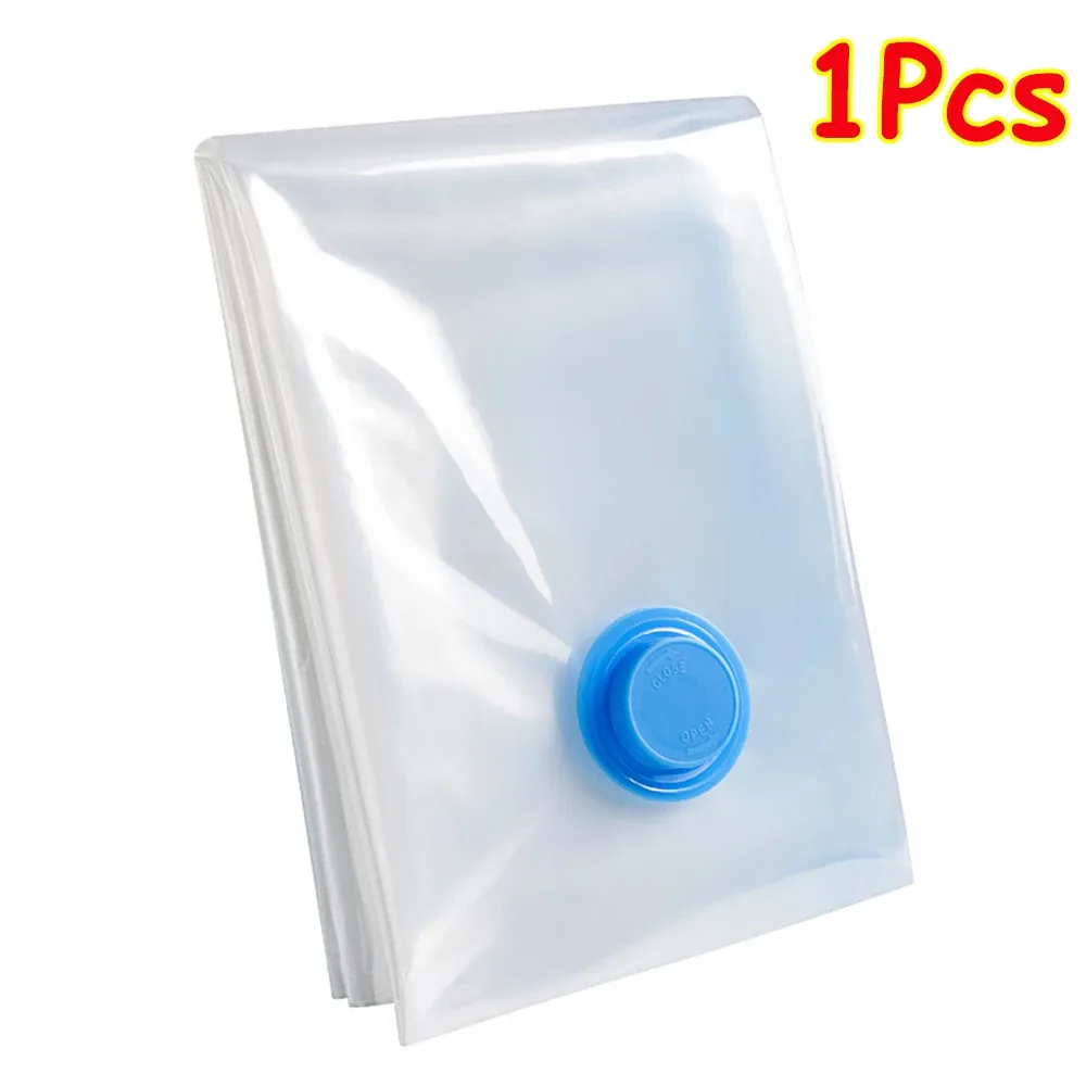 Sacs de rangement sous vide réutilisables avec pompe à main, transparents, pliables et compacts, pour vêtements, idéaux pour le voyage, lot de 1 à 24 pièces 7