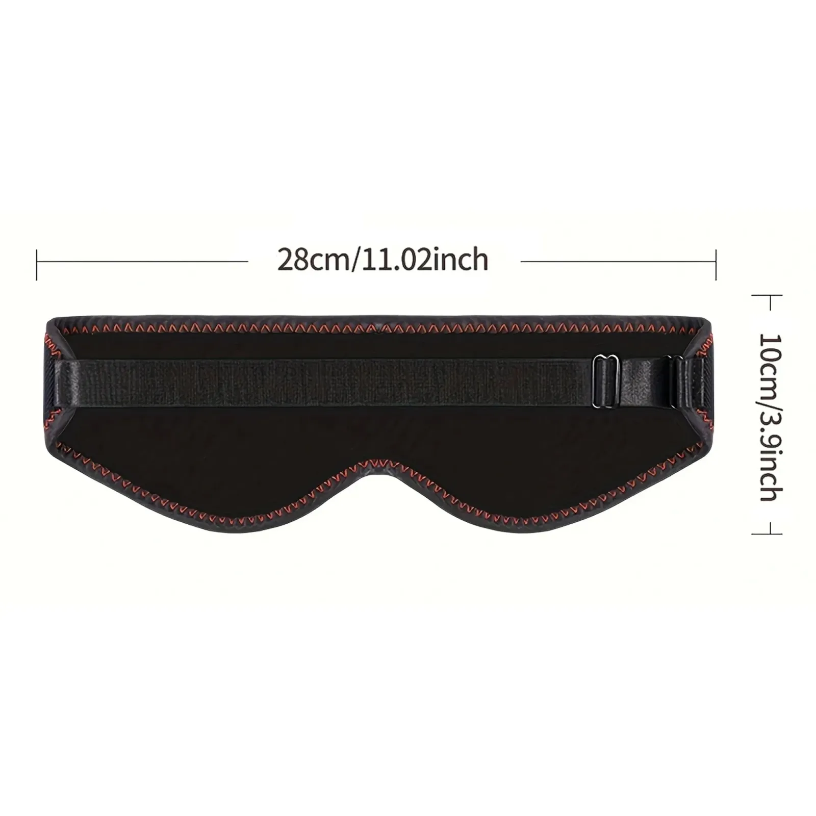 Masque chauffant massant pour les yeux, vue de présentation