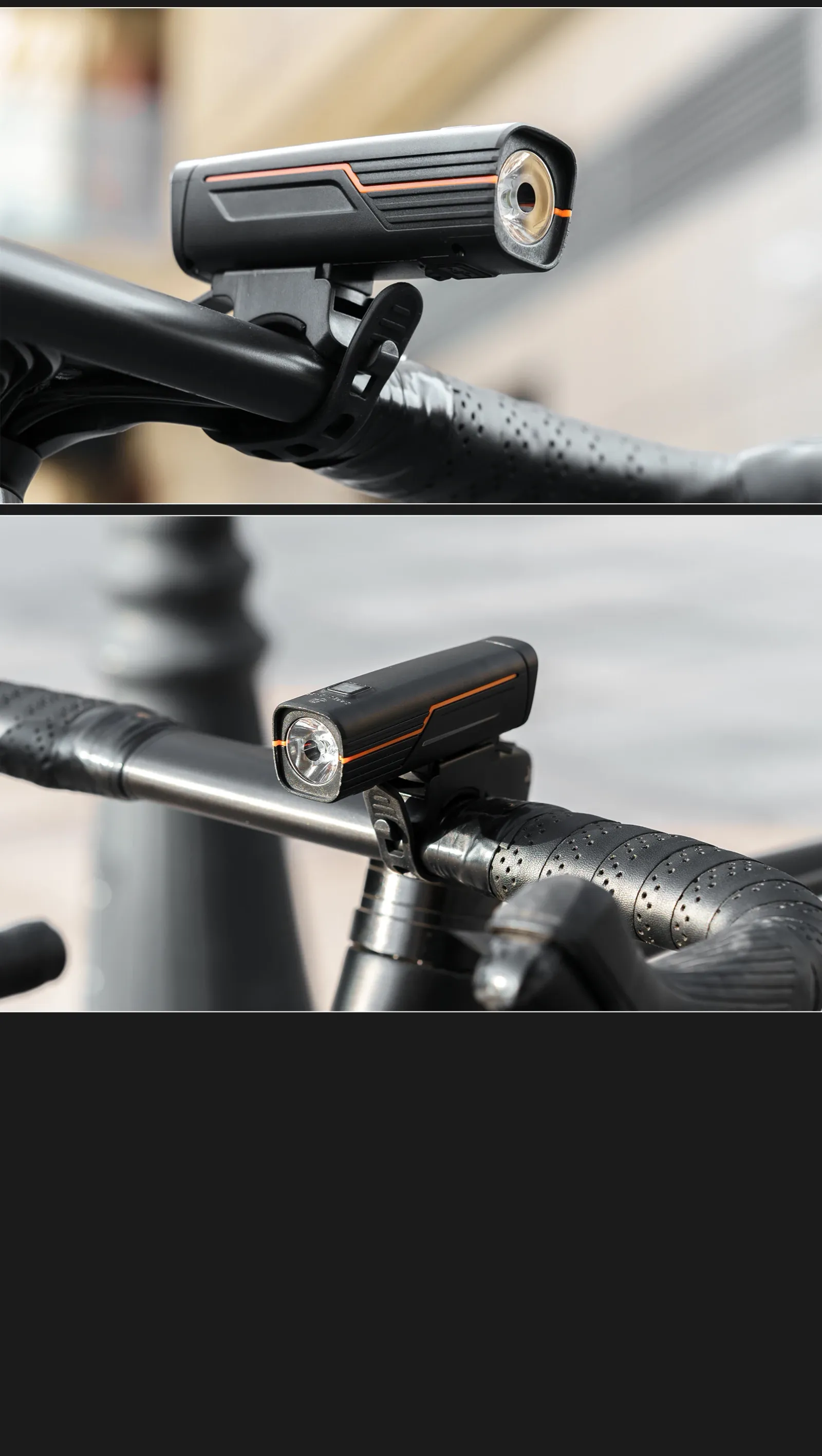 Lumière de vélo, détail final
