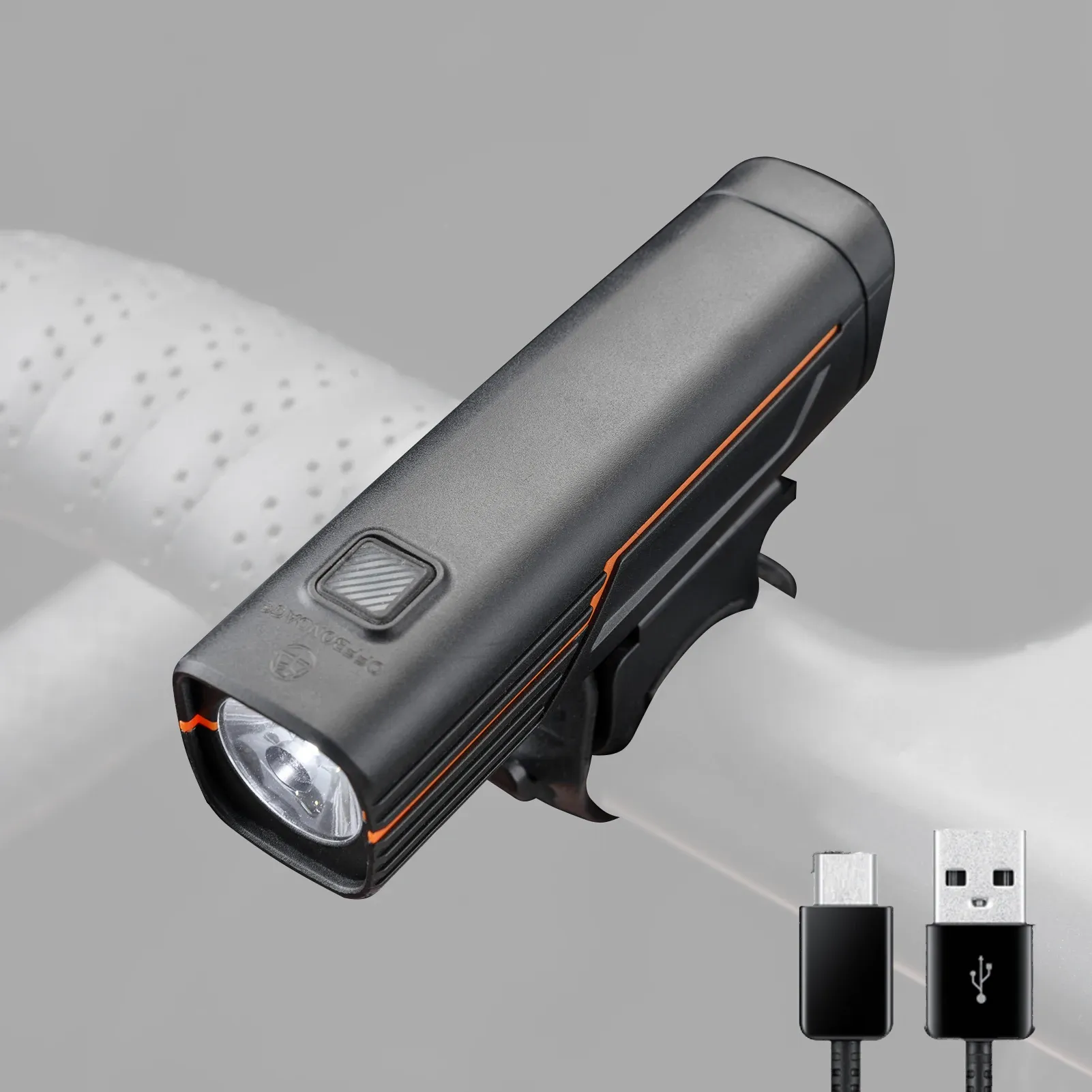 Lampe de vélo étanche rechargeable USB-C, haute luminosité 7