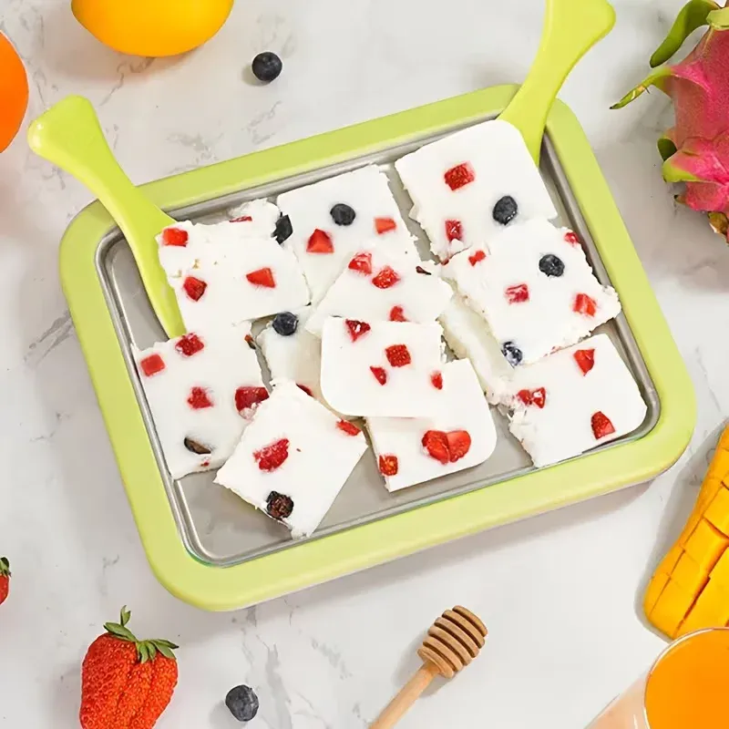 Ambiance cuisine avec la machine à glace