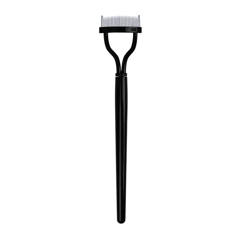 Séparateur de cils en acier inoxydable à dents métalliques, recourbe-cils droit, peigne à mascara 8