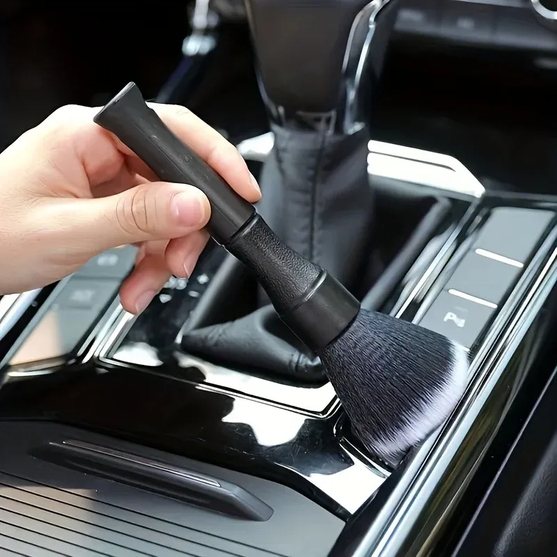 Brosse à poils doux pour intérieur automobile, plumeau pour tableau de bord, brosse pour livres et outil moto 2