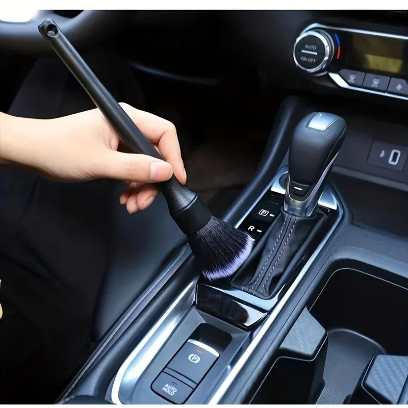 Brosse à poils doux pour intérieur automobile, plumeau pour tableau de bord, brosse pour livres et outil moto 4