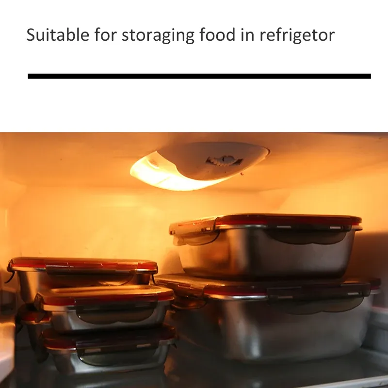 Boîte à bento en acier inoxydable, utilisation quotidienne
