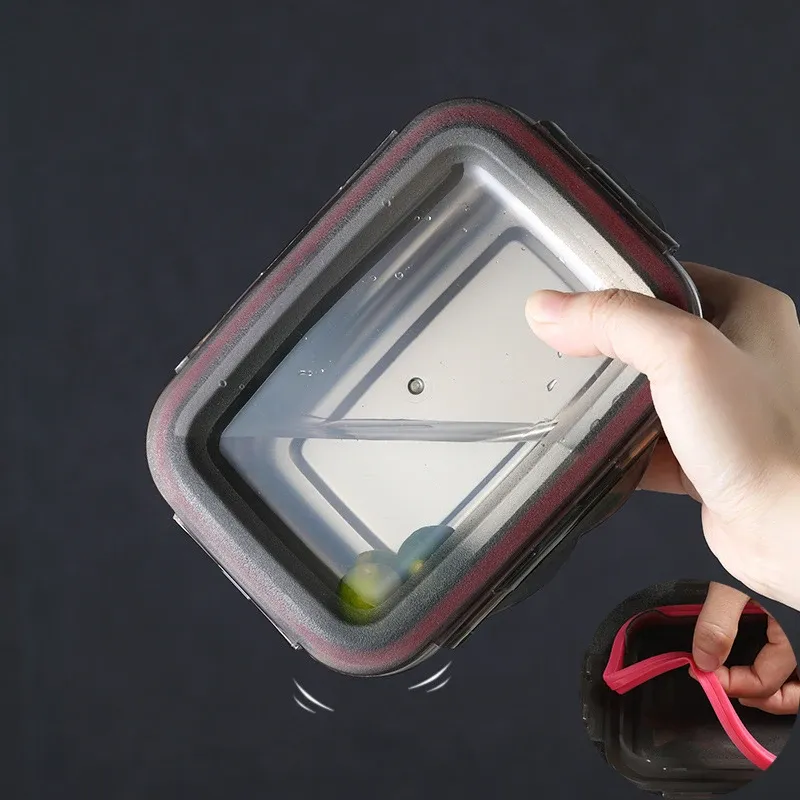 Boîte à bento en acier inoxydable, finition