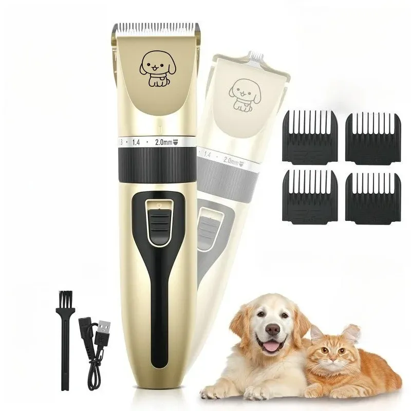 Tondeuse professionnelle sans fil rechargeable pour chiens et chats – Kit de toilettage complet - Image 1