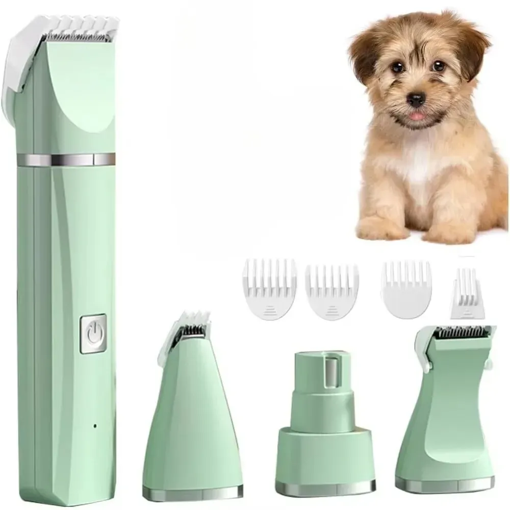 Tondeuse professionnelle sans fil rechargeable pour chiens et chats – Kit de toilettage complet 8