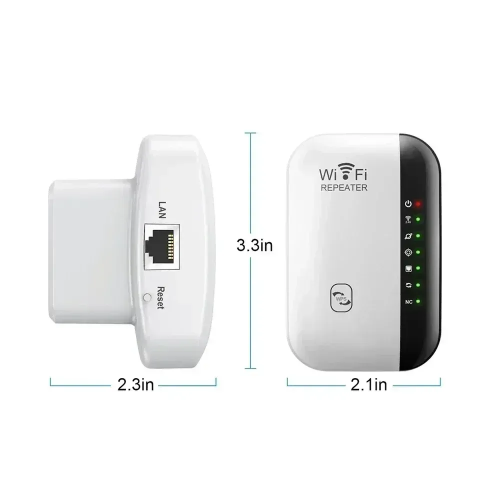 Répéteur WiFi 300 Mbps sans fil, amplificateur de signal 802.11N 6