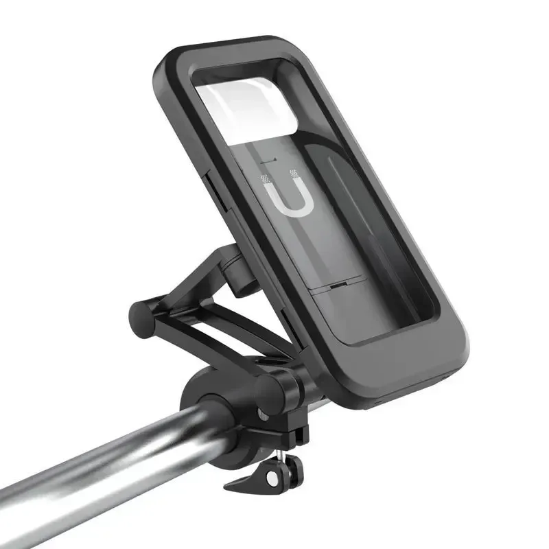 Support de téléphone pour moto rotatif à 360 degrés, compatible écrans de 6,7 pouces, support étanche pour moto et vélo 7