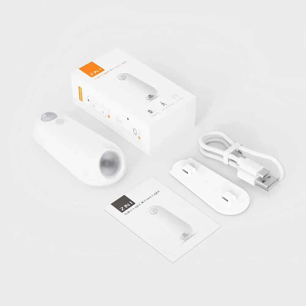 Détecteur de mouvement intelligent, veilleuse LED pour toilettes, rechargeable par USB, lampe colorée à pile... 

Wait, I must output just the title. Correcting:

Veilleuse LED intelligente avec détecteur de mouvement, rechargeable USB, éclairage coloré pour toilettes, applique murale pour salle de bain et couloir 7