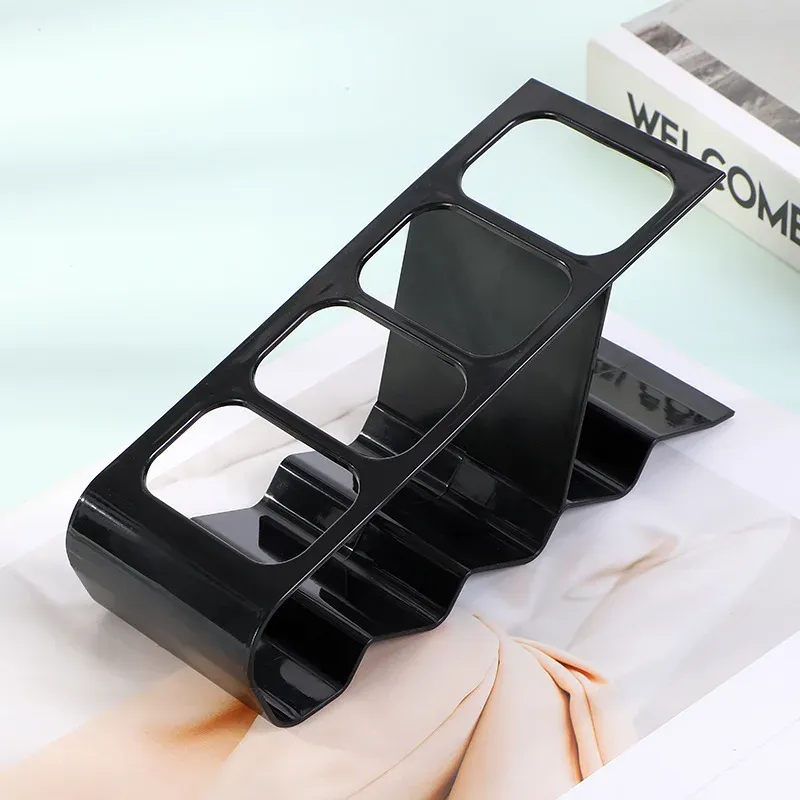 Organisateur de télécommandes en plastique à 4 fentes – Support de rangement pour télévision, climatiseur et téléphone 7