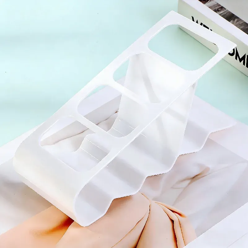 Organisateur de télécommandes en plastique à 4 fentes – Support de rangement pour télévision, climatiseur et téléphone 8