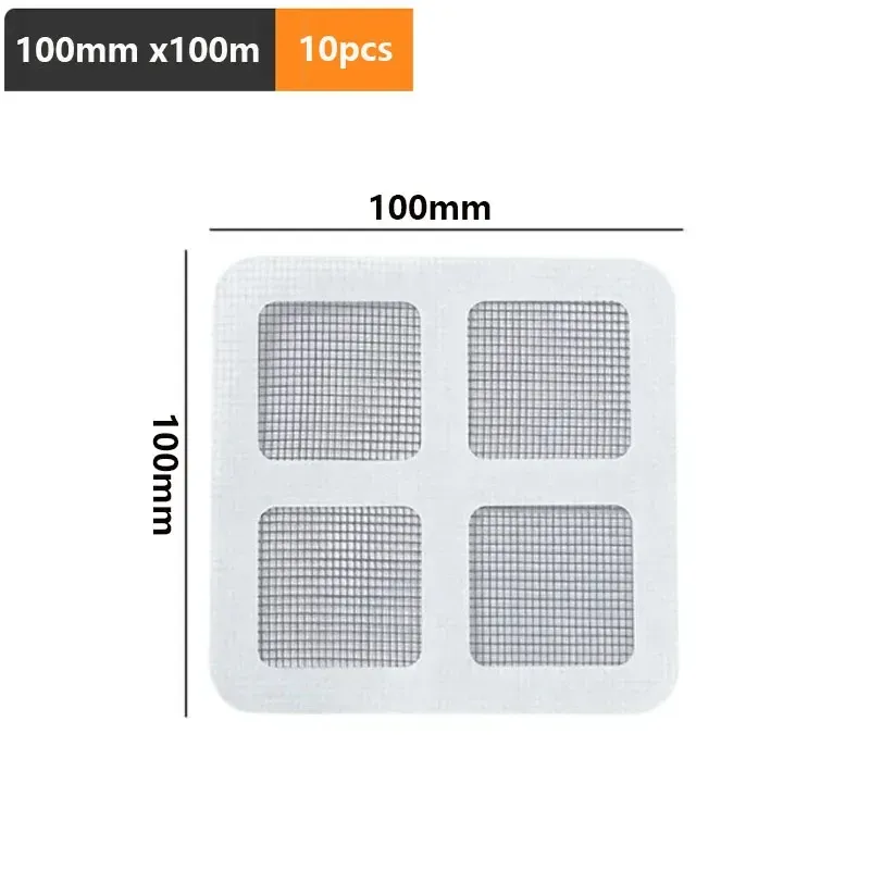 Filtre de douche auto-adhésif et jetable à maille fine, lot de 1 à 3 rouleaux, pour évacuation de sol, salle de bains et cuisine 12