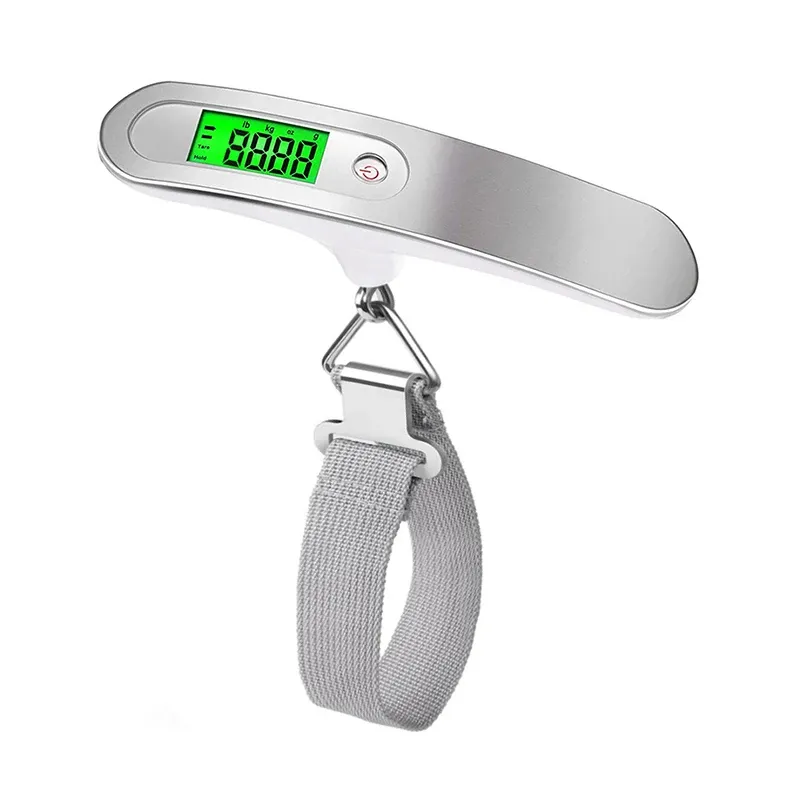 Balance à bagages numérique portable avec écran LCD, balance de voyage pour valises, capacité 110 lb (50 kg) 9