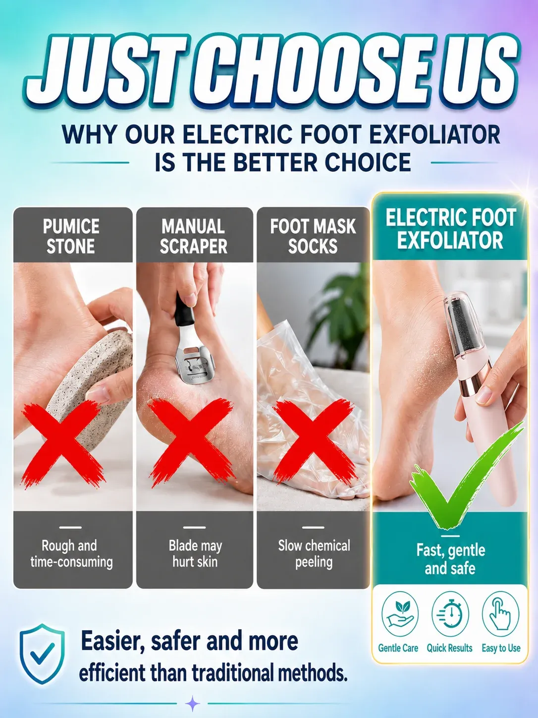 Râpe électrique pour les pieds, appareil d'élimination des callosités, brosse pour les pieds, outils de soins des pieds, outils de pédicure, élimine les peaux mortes. Unisexe. 4