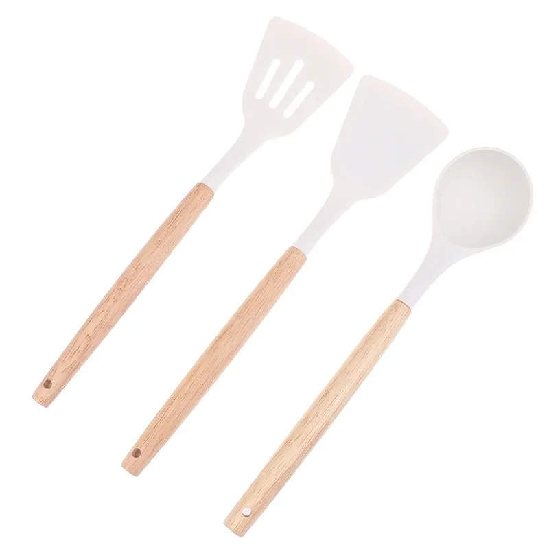 Ensemble d'ustensiles de cuisine en silicone