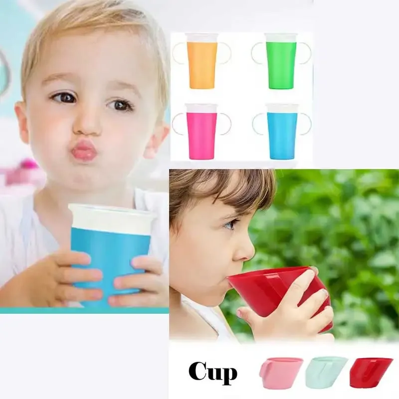 Détail des anses ergonomiques de la tasse d'apprentissage