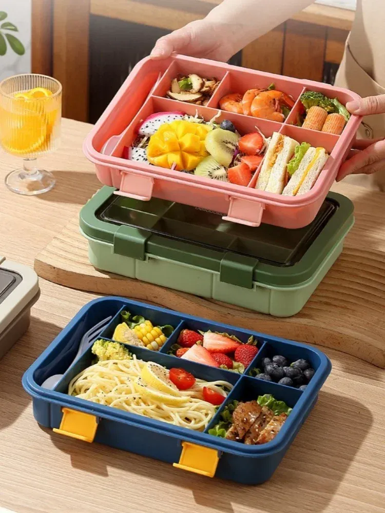 Boîte à lunch portable, fermeture sécurisée