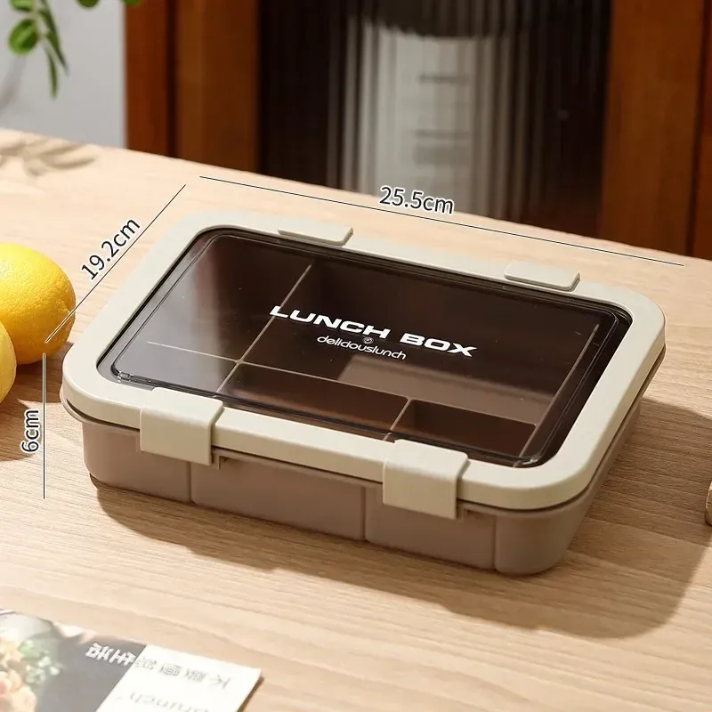 Boîte à lunch portable pour enfants et étudiants, boîte bento avec couverts, récipient alimentaire micro-ondable et étanche, 1500 ml 8