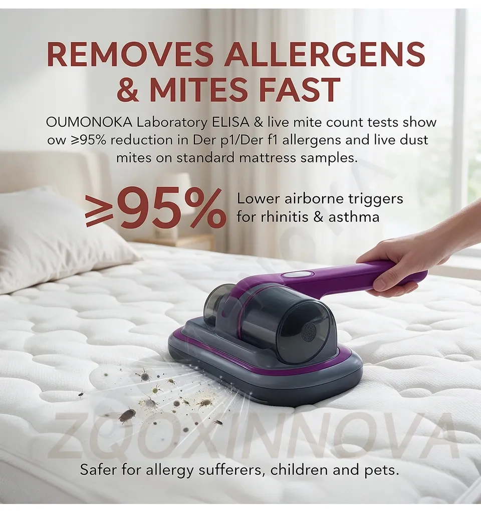 Élimination des allergènes et des acariens