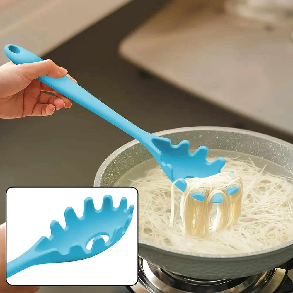 Ensemble complet de cuillères de cuisine en silicone