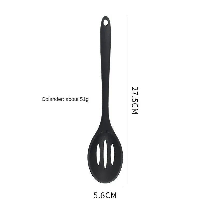 Ensemble de cuillères de cuisine en silicone résistantes à la chaleur, 1 à 3 pièces, pour surfaces antiadhésives 7