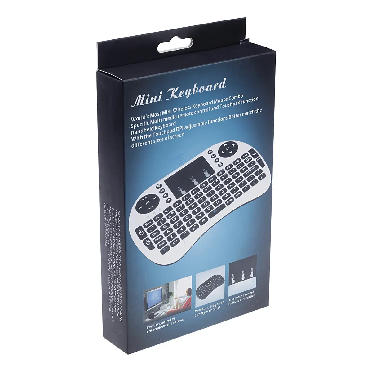 Mini clavier sans fil I8 avec pavé tactile intégré
