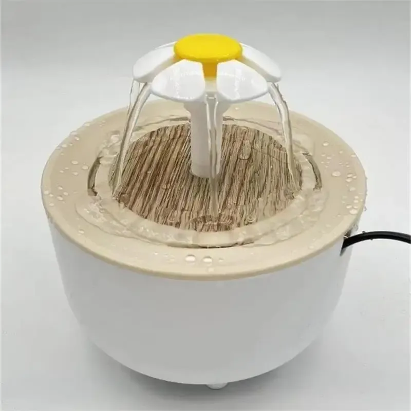 Fontaine à eau pour chats, fontaine à eau pour animaux domestiques avec filtre, abreuvoir silencieux électrique USB, distributeur d'eau pour chats, 1200 ml 7