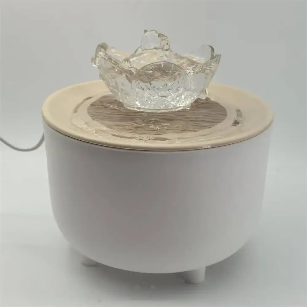 Fontaine à eau pour chats, fontaine à eau pour animaux domestiques avec filtre, abreuvoir silencieux électrique USB, distributeur d'eau pour chats, 1200 ml 8
