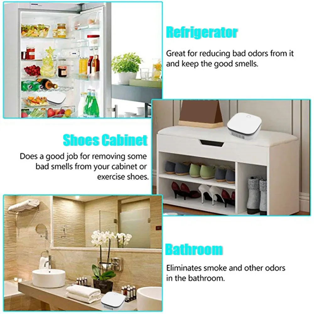Purificateur d'air portable, détail des finitions