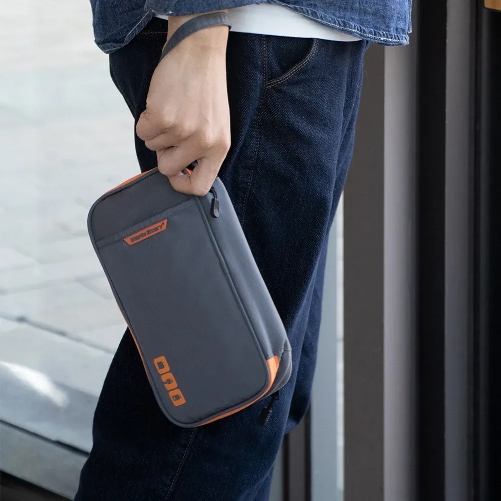 Sac de rangement pour câbles de voyage, pochette portable étanche pour chargeurs USB et accessoires électroniques 6